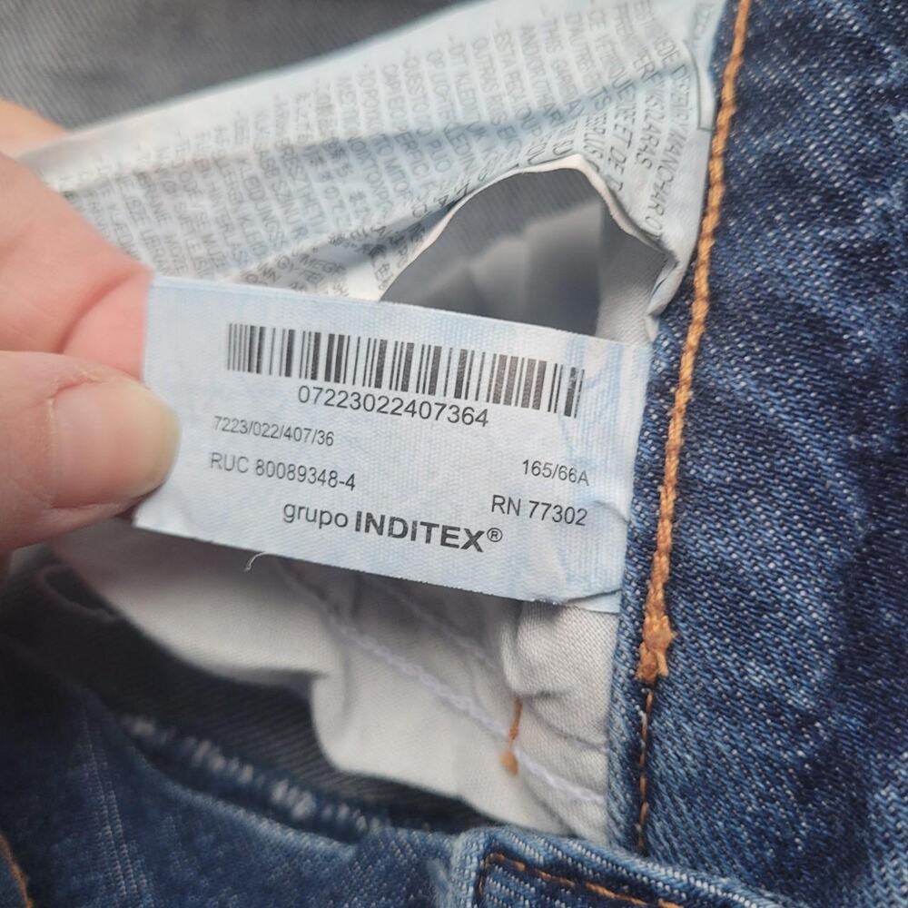 Zara Straight Leg Jeans Size 4 - Picture 7 of 7